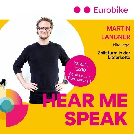 Martin Langner spricht auf der Eurobike 2025